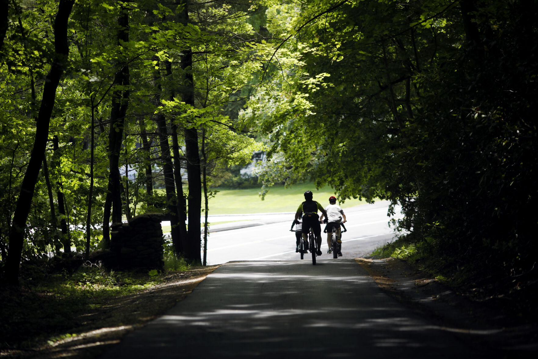 Group of people on bikes